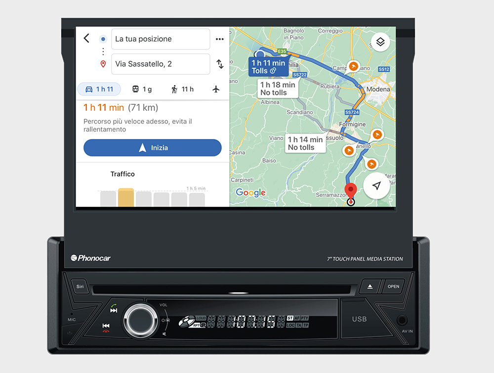 Phonocar VM046 PhoneLINK app di navigazione 2 Phonocar VM046 PhoneLINK GOOGLE