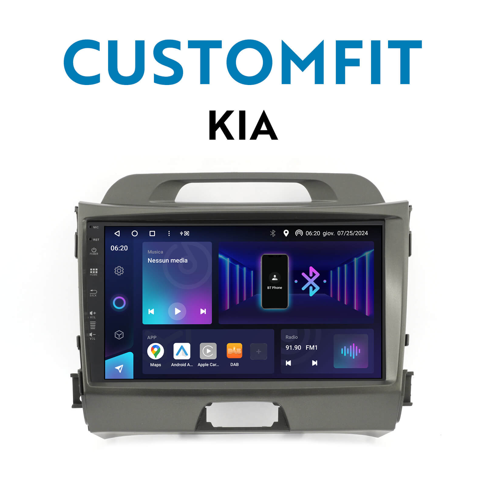 Pulsanti_Sezioni CUSTOMFIT KIA