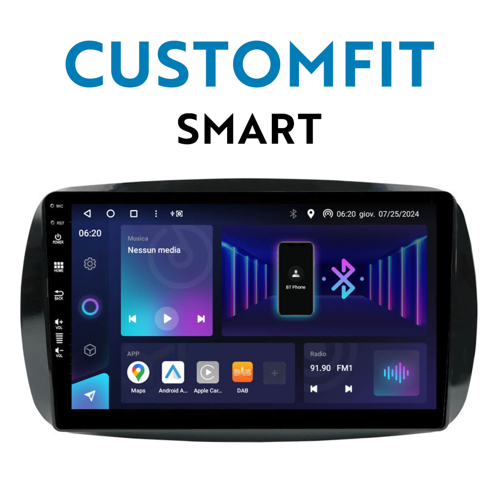 Pulsanti_Sezioni CUSTOMFIT SMART