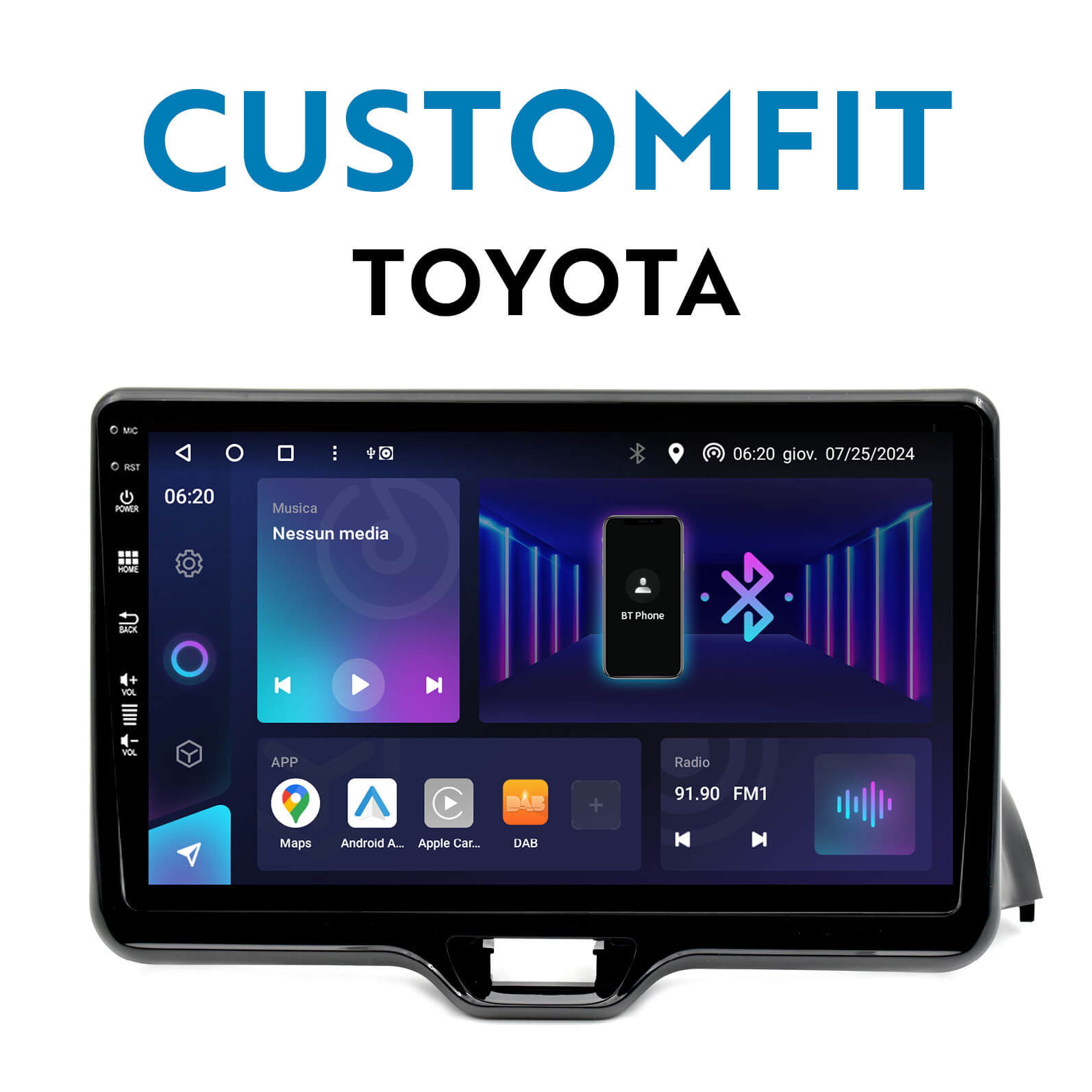 Pulsanti_Sezioni CUSTOMFIT TOYOTA