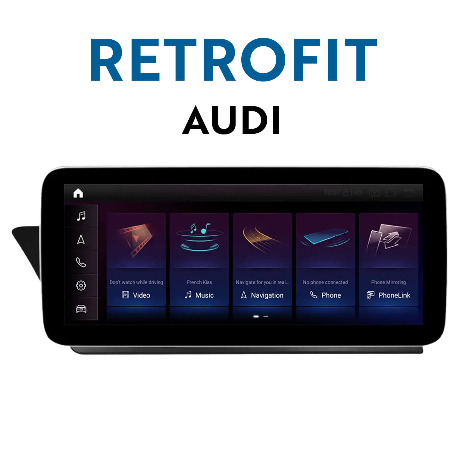Pulsanti_Sezioni RETROFIT AUDI