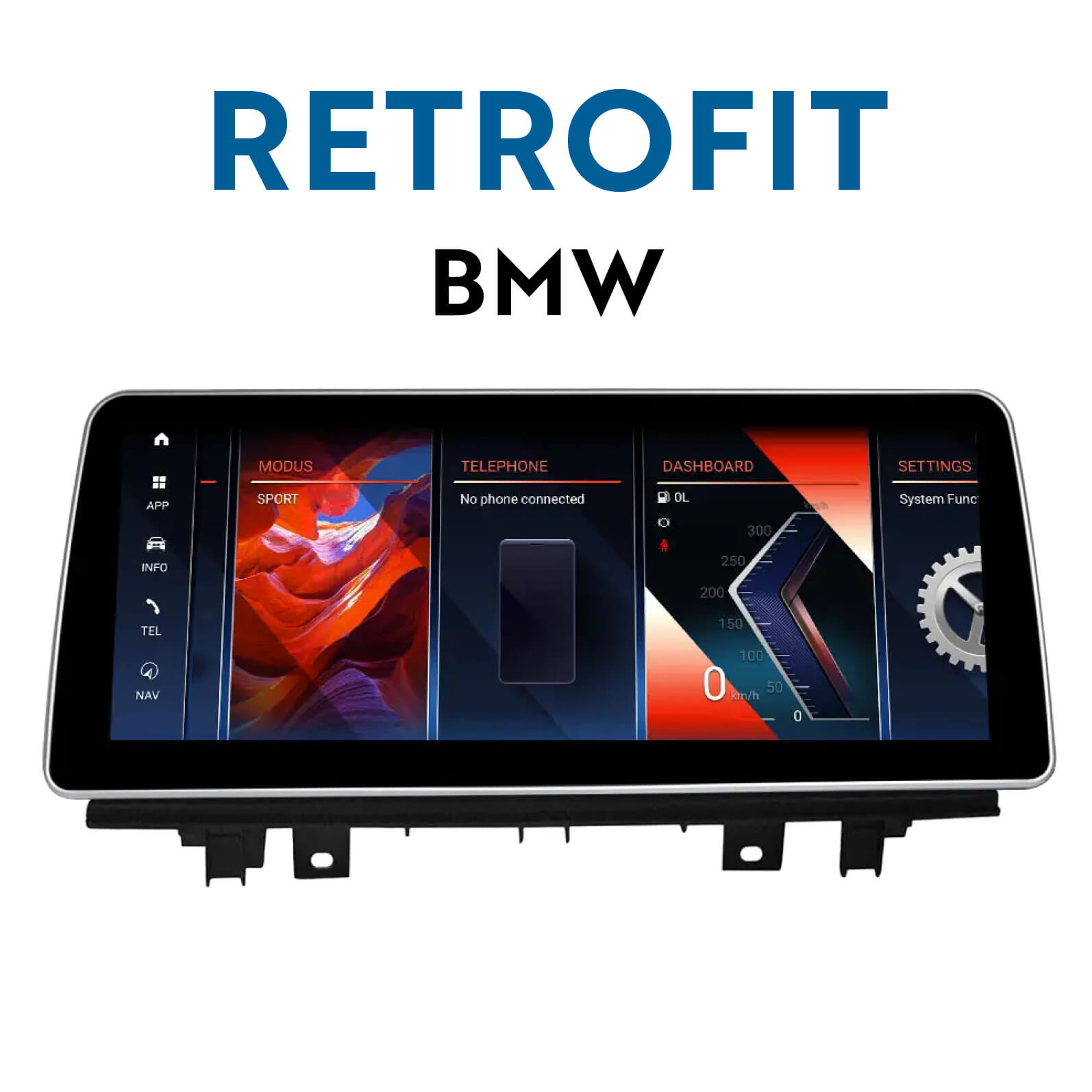 Pulsanti_Sezioni RETROFIT BMW